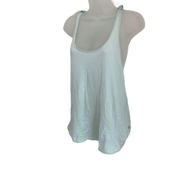Lululemon 4 Tank Top Racerback Lightweight Soft Stretch Mini Green - Picture 2 of 9